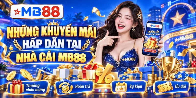 Những khuyến mãi hấp dẫn tại nhà cái MB88